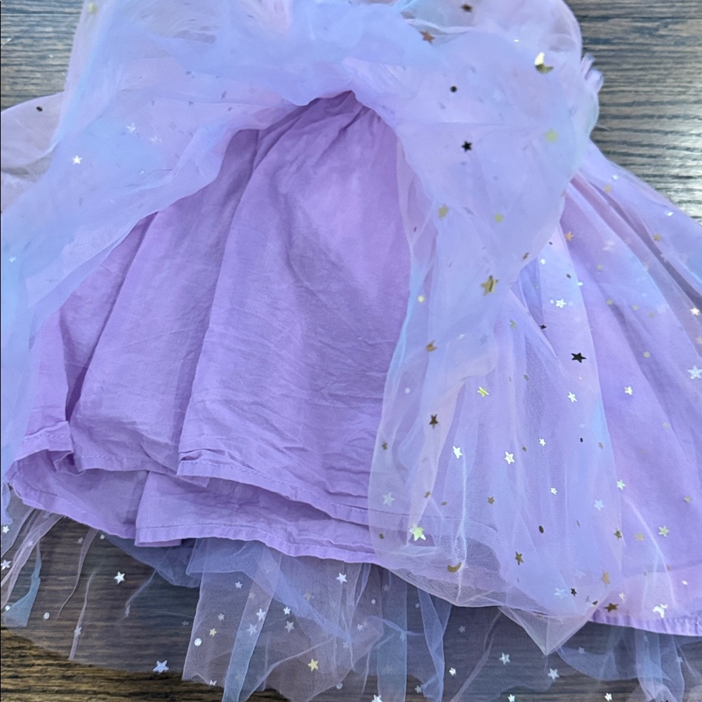 Pink, Purple and Blue Whimsical Tulle Dress 12-18 Months - Picture 4 of 5